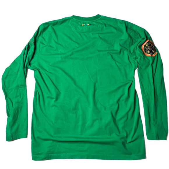 Vintage Coogi Green Embroidered Long Sleeve T-Shirt 2XL | L/S Tee Shirt XXL - Picture 2 of 13